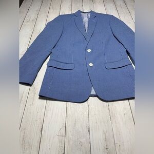 Tommy Hilfiger Boys Size 16 Blue Blazer Jacket Dress-wear New